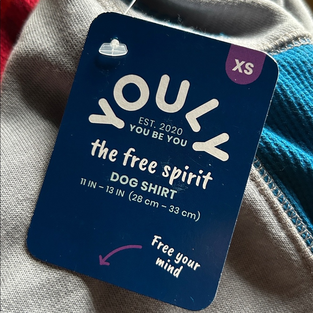 NWT YOULY dog shirt XS - Picture 8 of 9